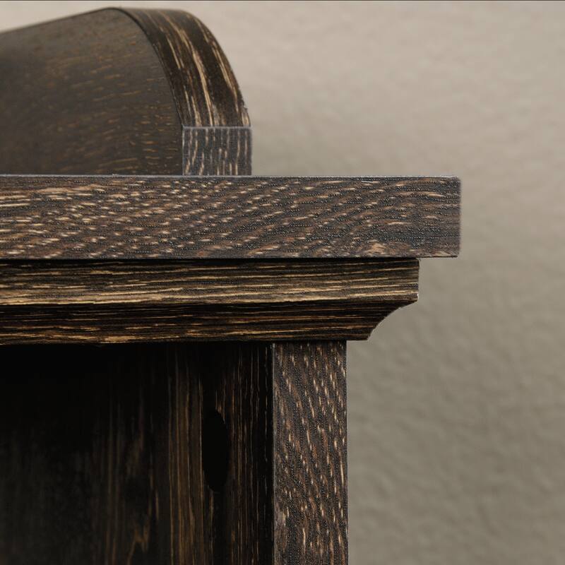 Engineered Wood Farmhouse Bookcase with Ten Spacious Cubbies, White