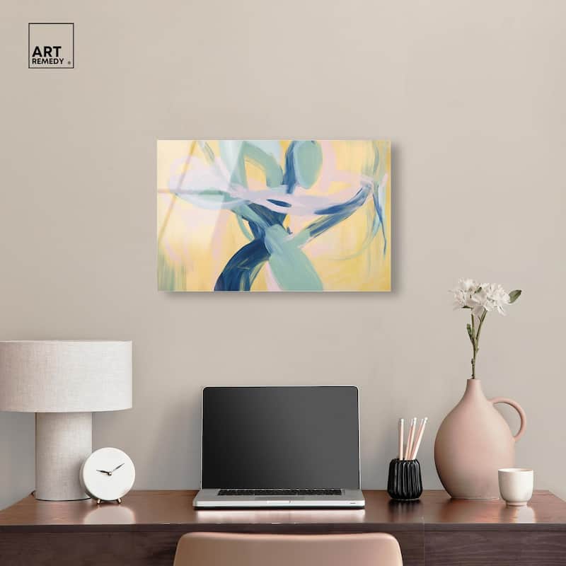 Entangled Embrace II Acrylic by Art Remedy, Ready to Hang