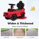 preview thumbnail 31 of 39, 3-In-1 Ride on Push Car Mercedes Benz G350 Stroller Sliding Car with Canopy - 34.3" x 15.5" x 37.4" (L x W x H)