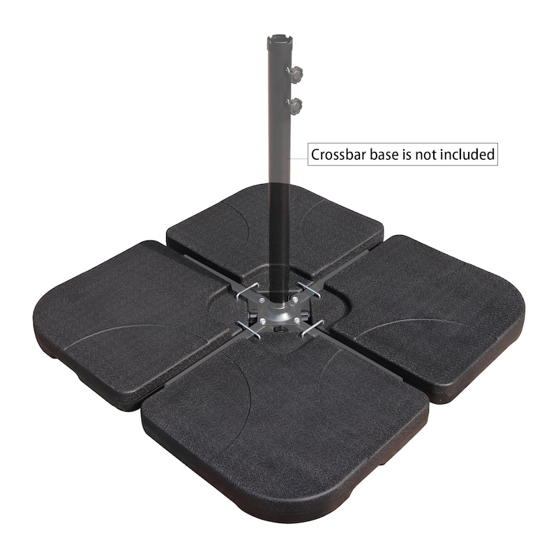 Maypex 130LBS Water Fill Offset Cantilever Umbrella Base