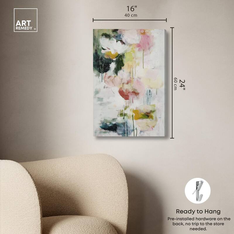 Dripping Colors III Canvas by Art Remedy, Gallery Wrapped