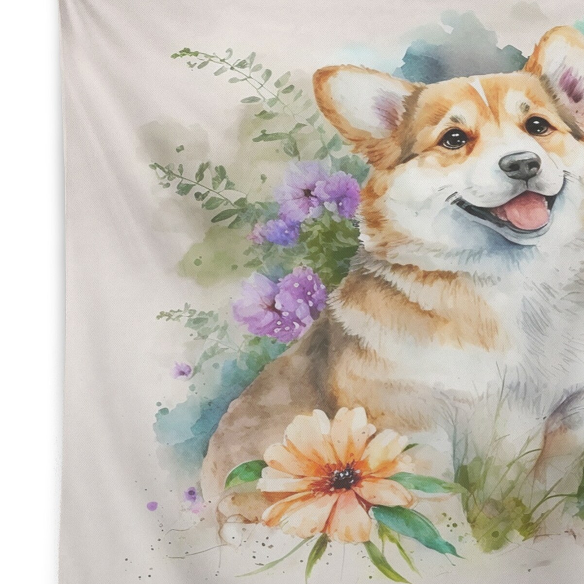 Corgi tapestry 2025