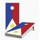 preview thumbnail 1 of 5, Philippine Flag Cornhole Game (Choose Wraps or Boards) 2x4 Boards (24" x 48") - Include ALL Accessories