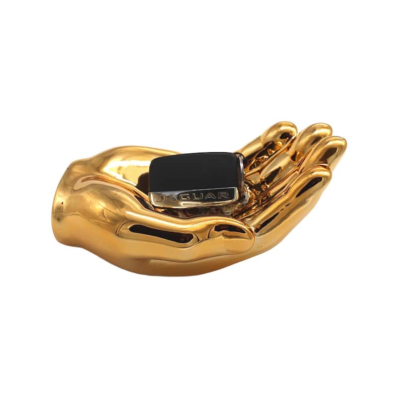 Interior Illusions Plus Bronze Hand Tray Decoration - 7.5" long