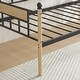 preview thumbnail 5 of 16, Modern Steel Twin Size Daybed Frame w/ Twin Size Trundle Bed Frame