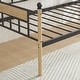 preview thumbnail 21 of 22, Twin Oak Legs & Steel Combination Daybed Bed Frame with Trundle