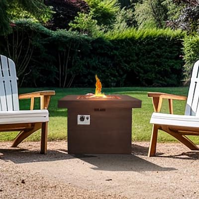 Smokeless Propane Gas Fire Pit - Fireplace for Outdoor Heating