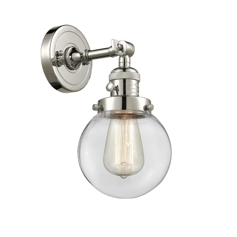 Innovations Lighting Beacon Single Light 12" Tall Bathroom Sconce with