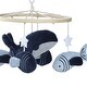 preview thumbnail 3 of 4, Lambs & Ivy Bubbles & Squirt Whale/Fish Musical Baby Crib Mobile Soother Toy