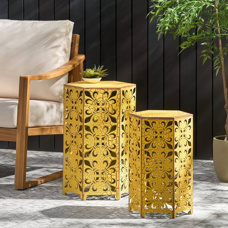 Outdoor Hexagonal ACCENT TABLE