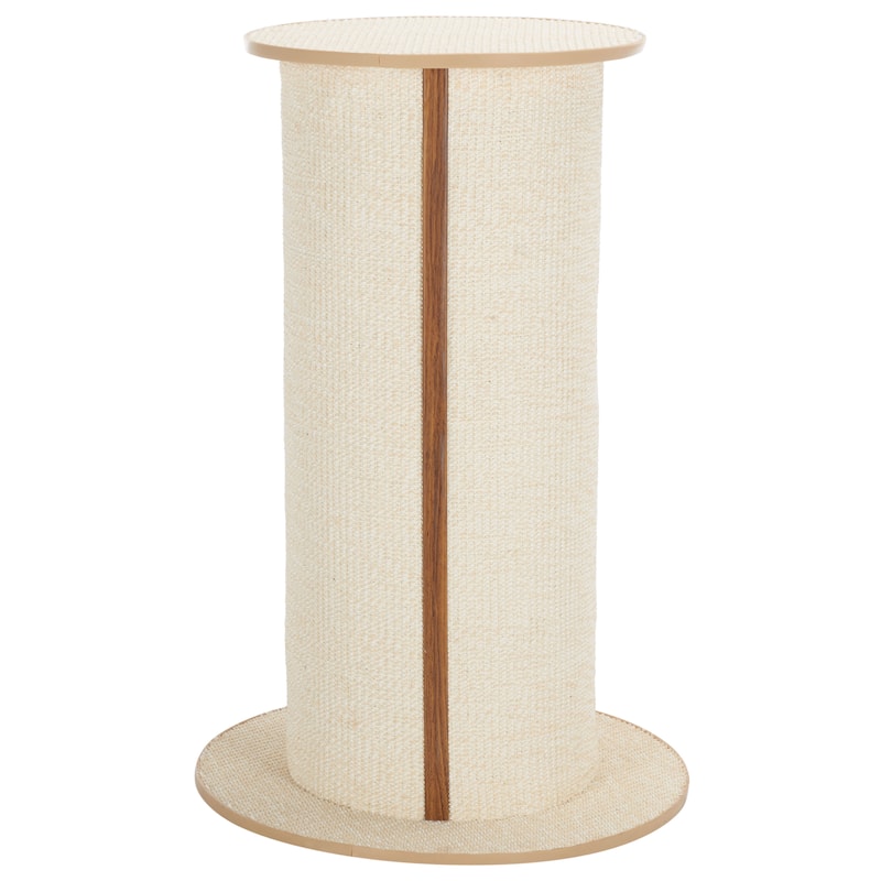 SAFAVIEH Home Natural/Ivory 20"W x 20"L x 30"H Sisal Cat Scratch House - 20"W x 20"L x 30"H