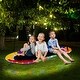 preview thumbnail 2 of 8, Costway 60" Saucer Swing with LED Lights 700 LBS Platform Tree Swing - See Details
