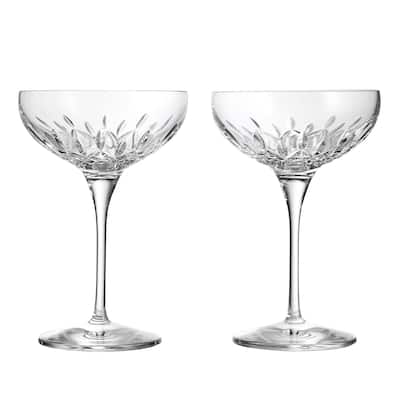 Waterford Lismore Essence Champagne Coupe 9floz, Set of 2