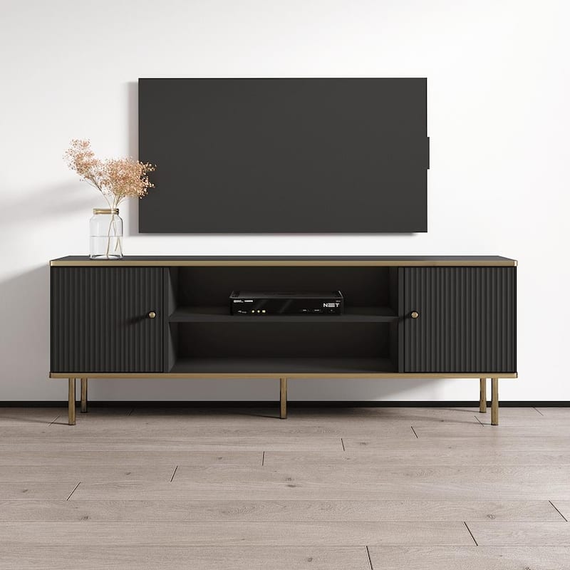 Camelia 63" TV Stand - Black