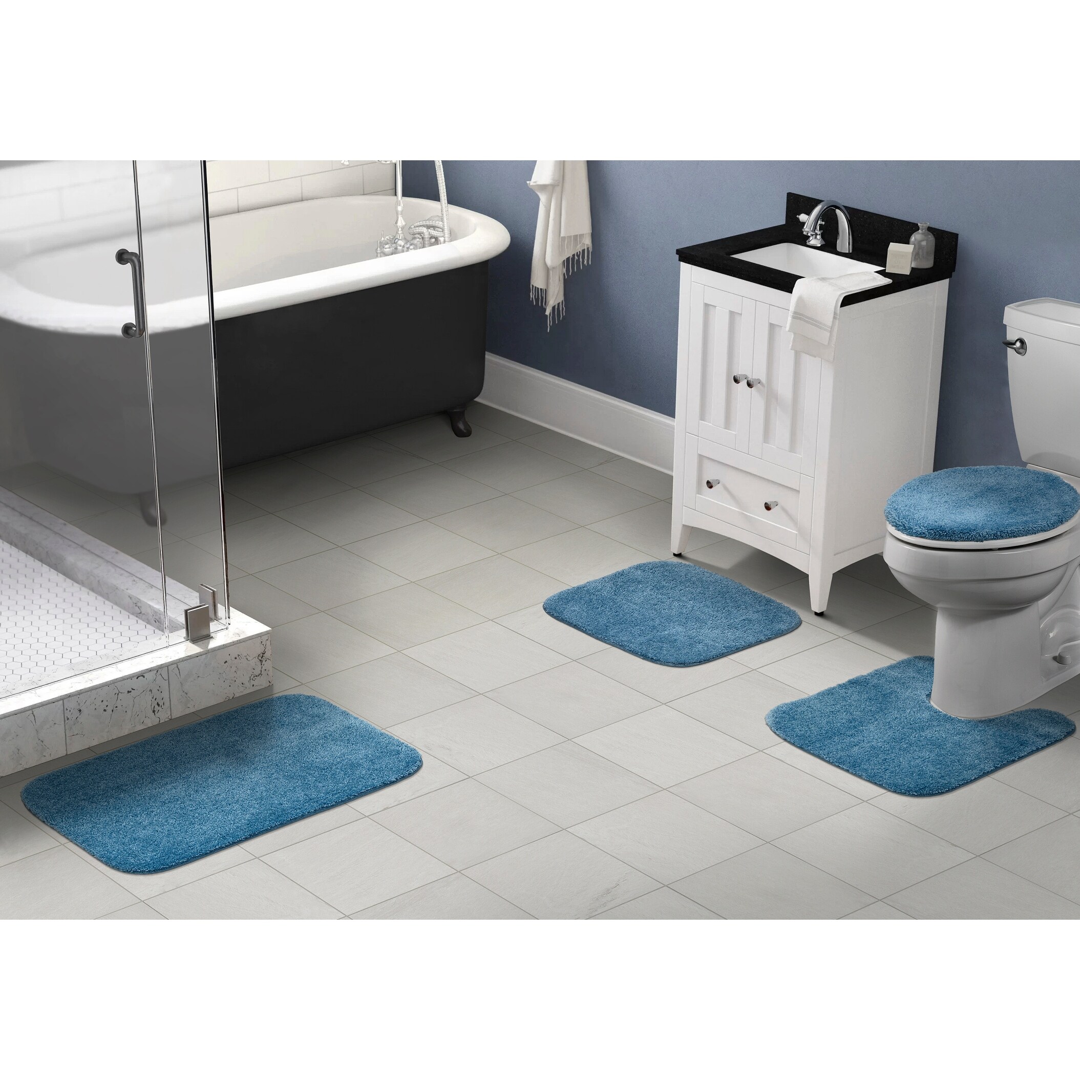 Toilet bath rug on sale