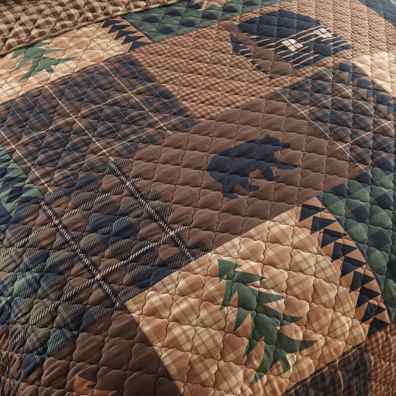 Donna Sharp Brown Bear Cabin Quilt Collection