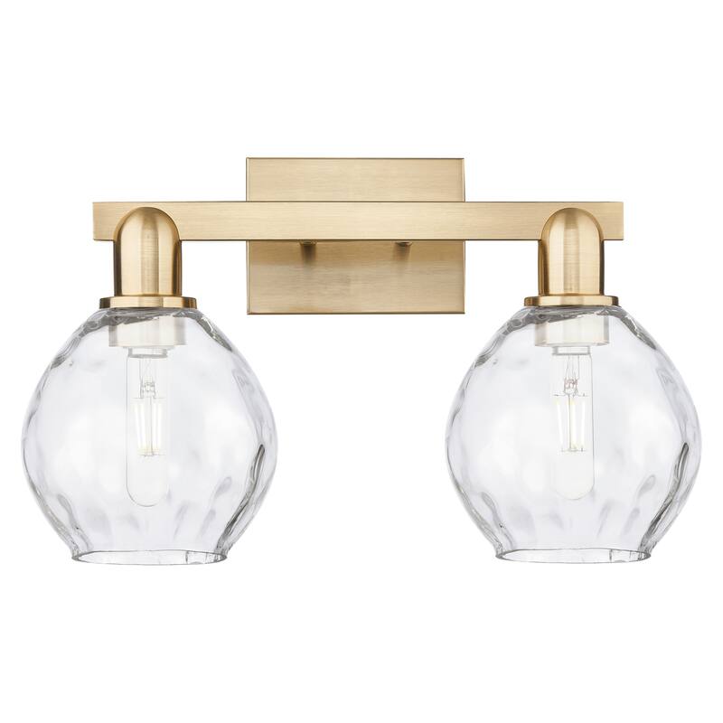 Innovations Lighting Endless Possibilities Arcadia - Waverly - 2 Light 17" Bath Vanity Light - Champagne Bronze