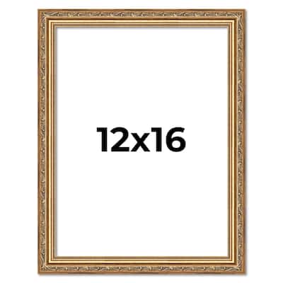 12x16 Frame Red Solid Wood Picture Frame