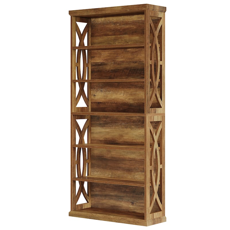 71 Inches Tall Freestanding Bookshelf Bookcase for Home Office