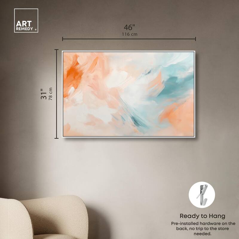 Sunrise Palette II Canvas by Art Remedy