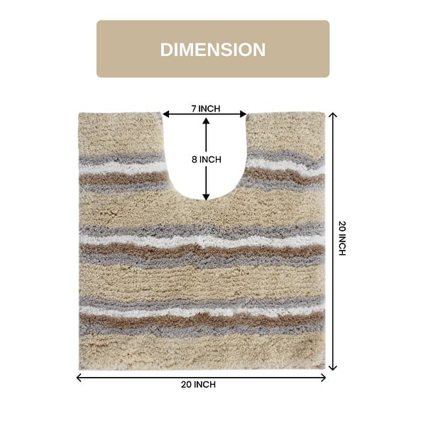Home Weavers Glamour Collection, Tappeto da bagno in 100% microfibra di