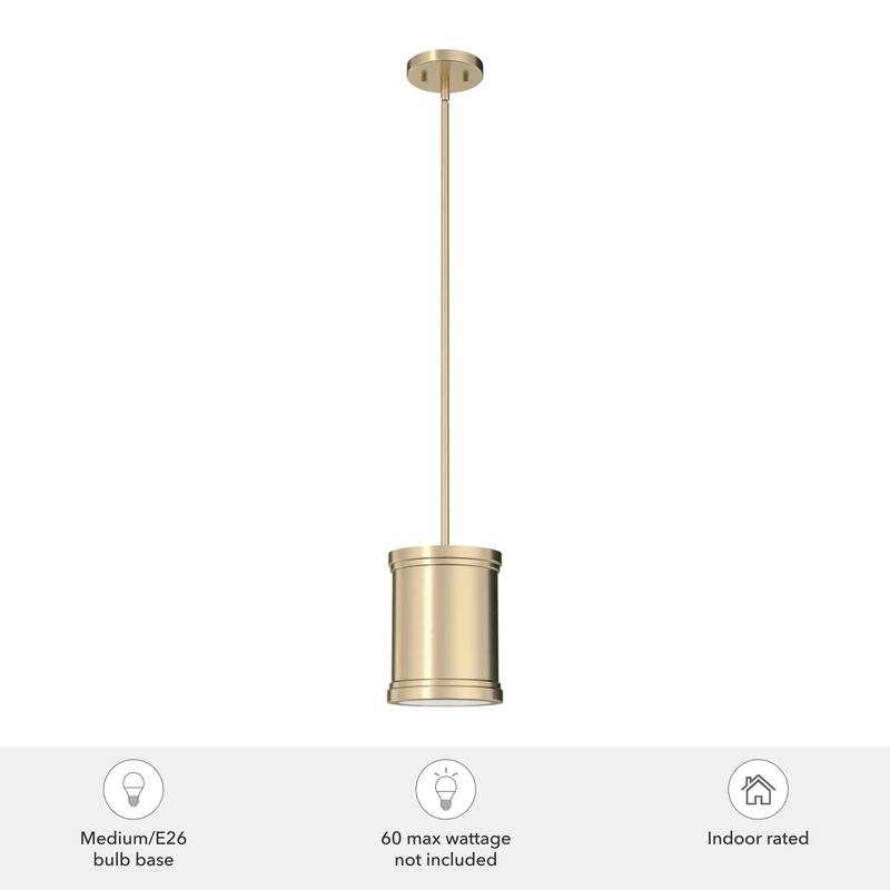 Hunter Capshaw Modern Drum Pendant - Dining Room, Entry, Kitchen Island - Contemporary, Transitional