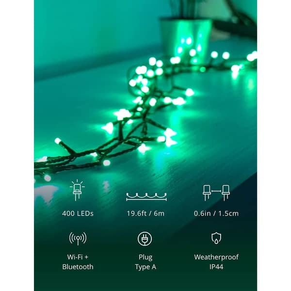 Twinkly Cluster AppControlled Smart LED Christmas Lights 400
