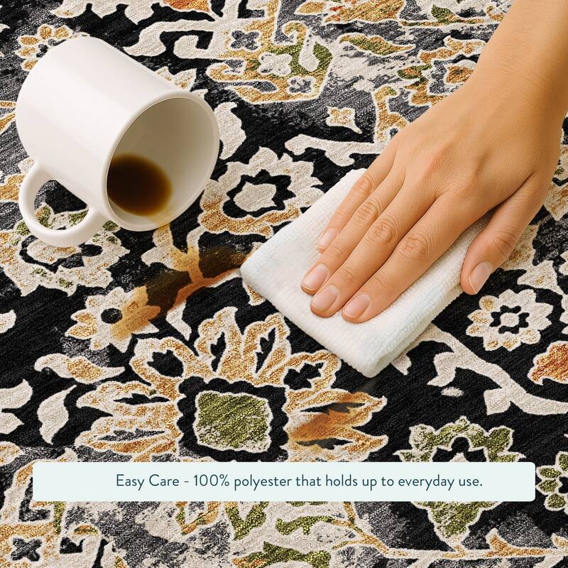 Machine Washable Indoor/ Outdoor Global Avon Chantille Rug