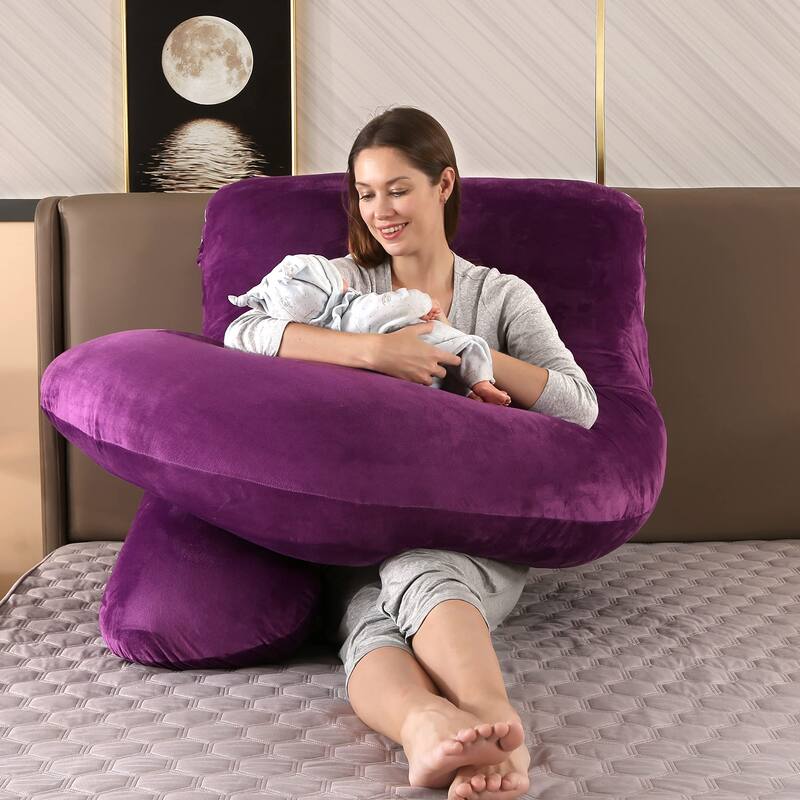 Pregnancy Pillows for Sleeping,Full Body Pillow for Pregnancy Women with Removable Cover,Support
