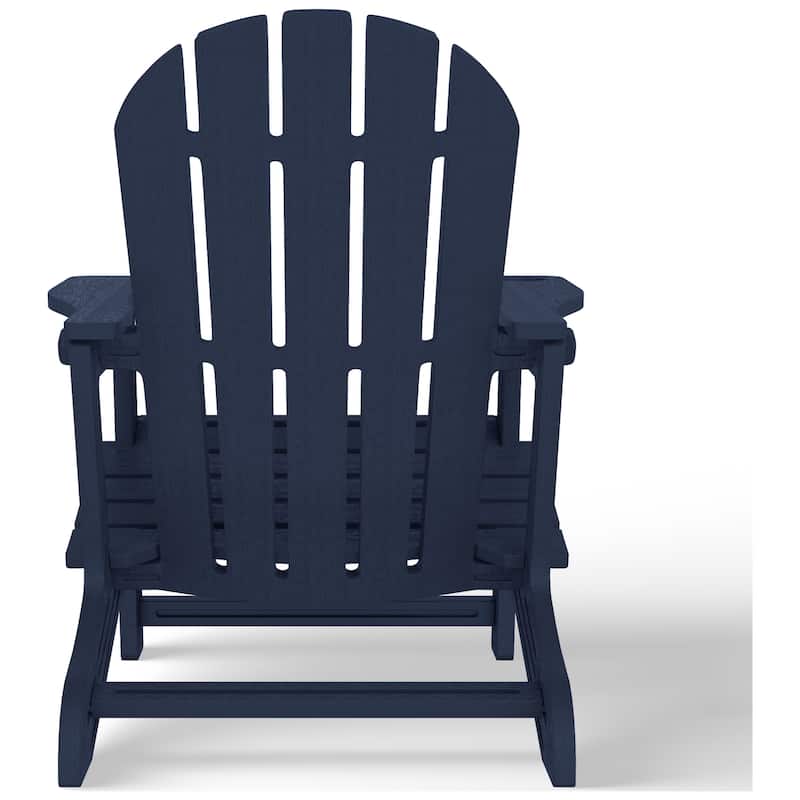 Coastline Outdoor Poly 3-Piece Set Adirondack Chair with Side Table