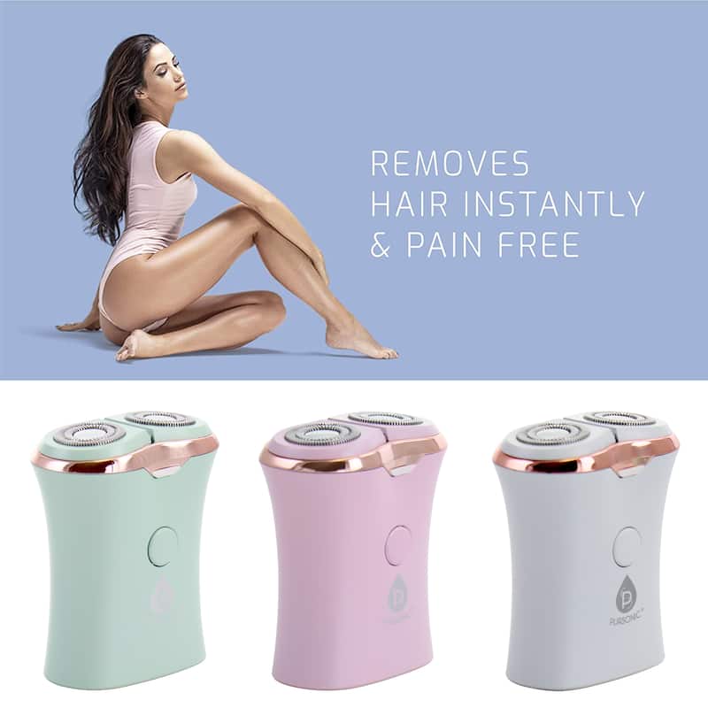 Pursonic LSUSBR360PK USB Rechargeable Compact Shaver in Pink