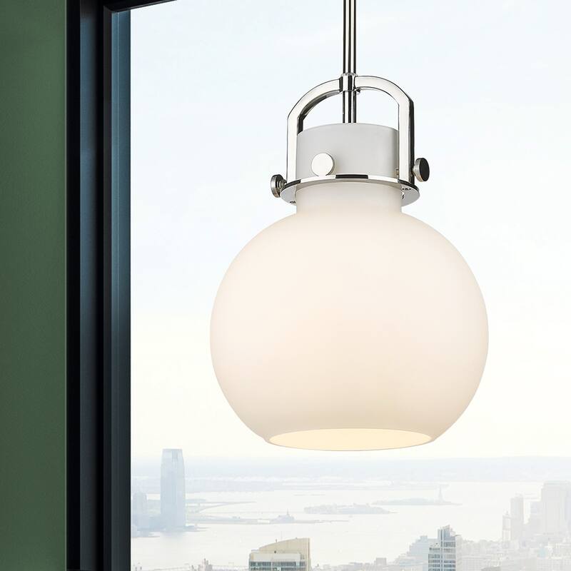 Innovations Lighting Newton Sphere - 1 Light 10" Stem Hung Pendant