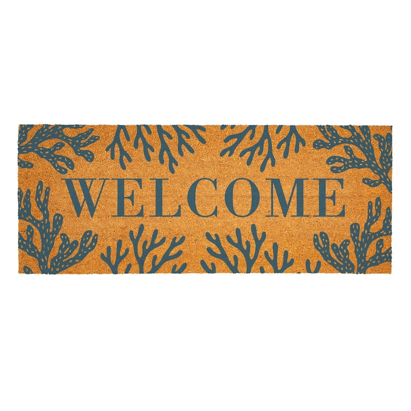 Coral Sea Welcome Coir Door Mat