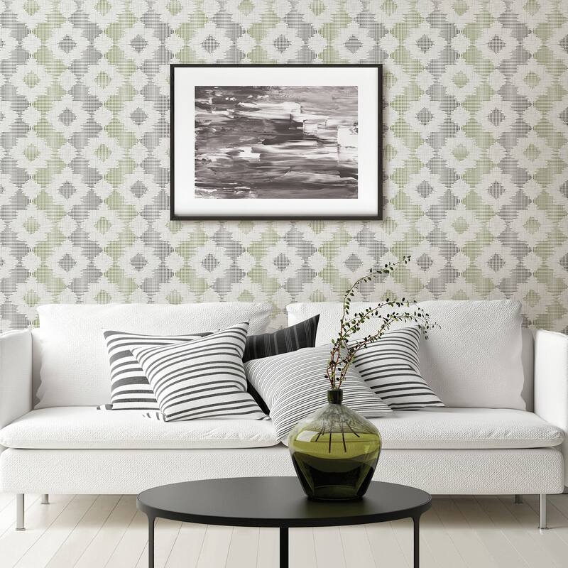 A-Street Prints Babylon Multicolor Abstract Floral Wallpaper