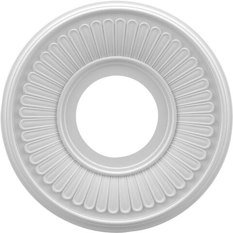 3 1/2" Inside Diameter - Berkshire Thermoformed PVC Ceiling Medallion