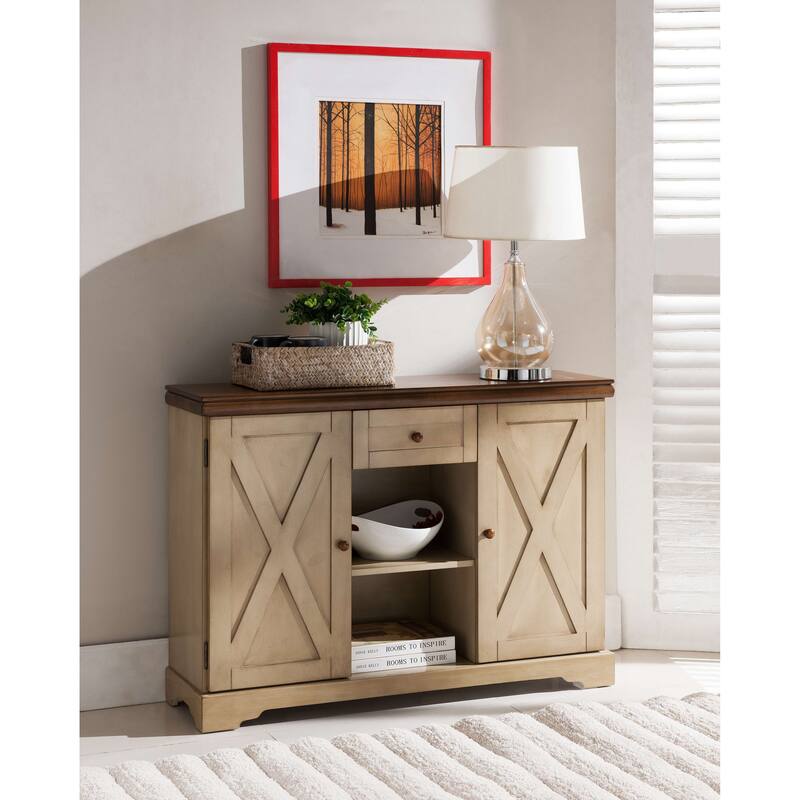 Wood Sideboard Buffet Cabinet Console Table