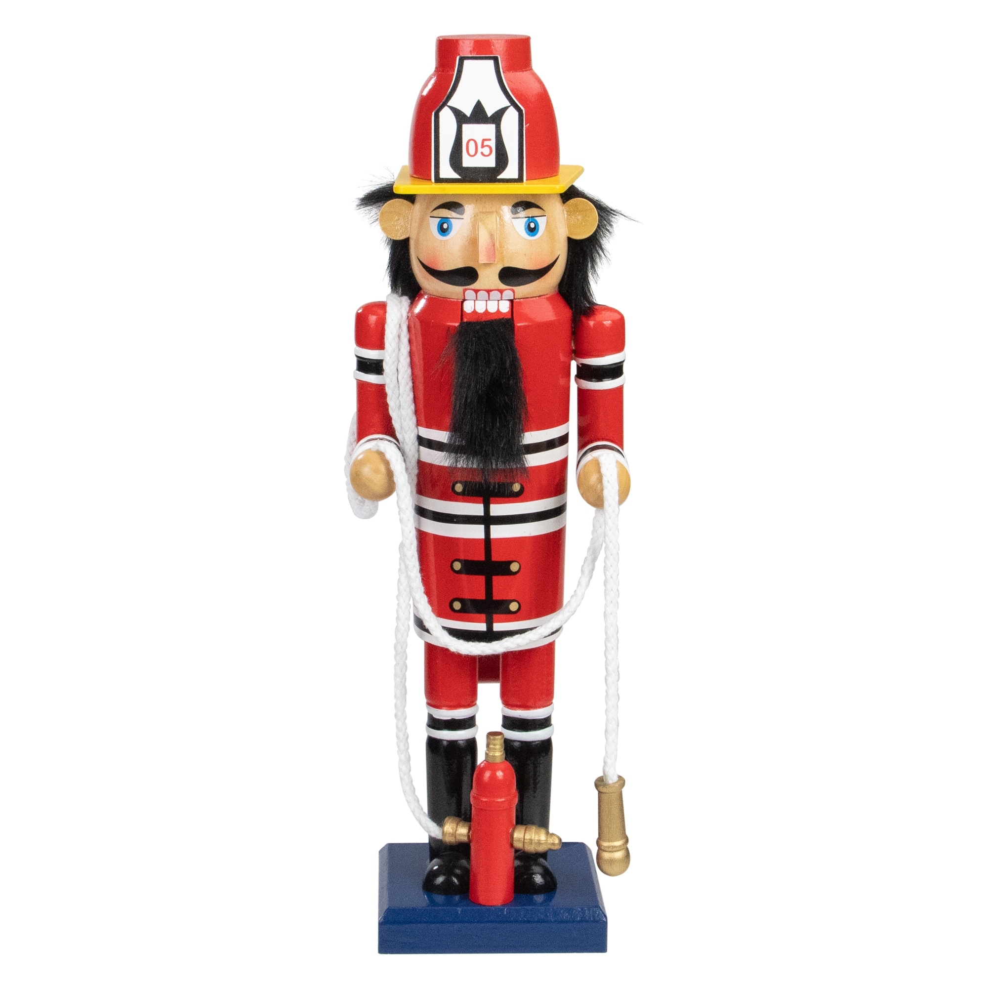 14 Red Wooden Fireman with Hose Christmas Nutcracker - 14 - Bed Bath &  Beyond - 39173523