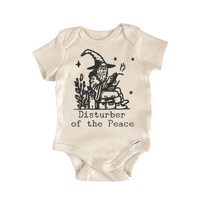 Fantasy Wizard Movie - Baby Boy Girl Clothes Infant Bodysuit Funny Cute Newborn - Blue - 0-3M