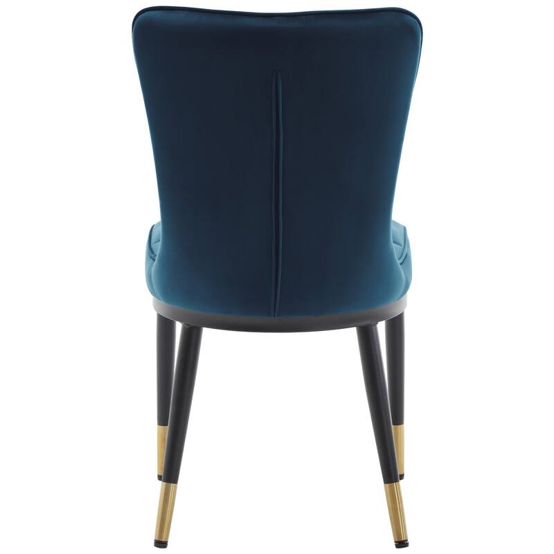 Modern Velvet Upholstered Dining Chairs, Set of 2/4 - 35.8"H x 18.9"W x 23.2"D