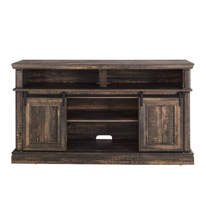 58.11 Inch Modern TV Stand with Fireplace