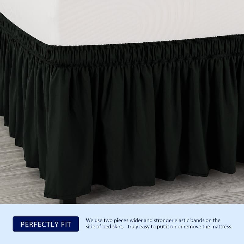 Subrtex Easy Fit 16-inch Drop Bed Skirts