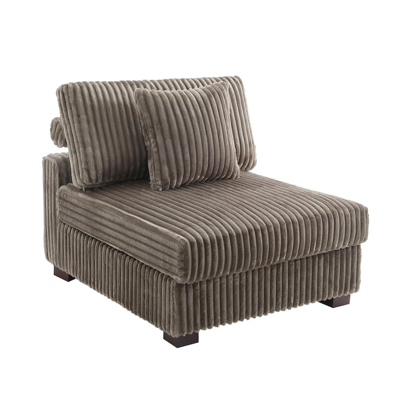 Cotton Flannel Armchair Sofa Corner Chairs for Living Room