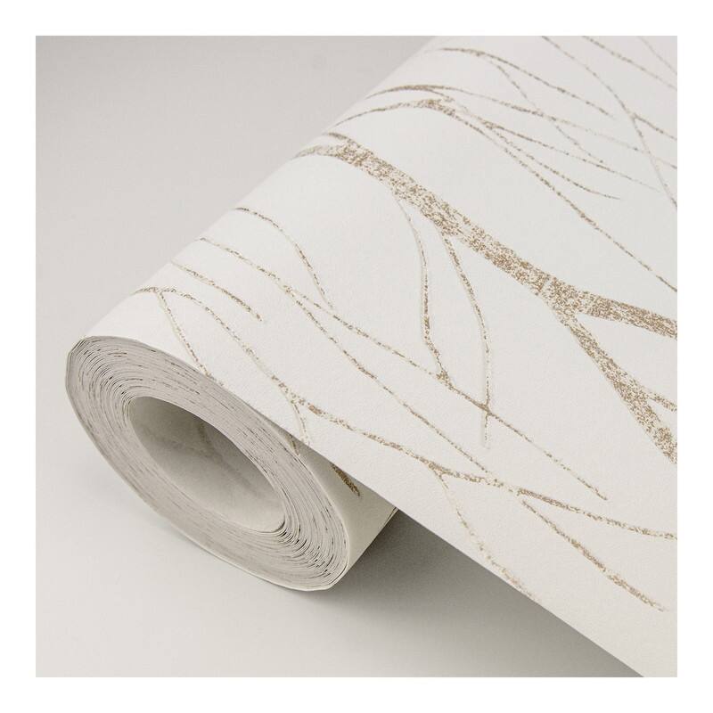 Advantage Diani Gold Metallic Tree Wallpaper - 21 x 396 x 0.025