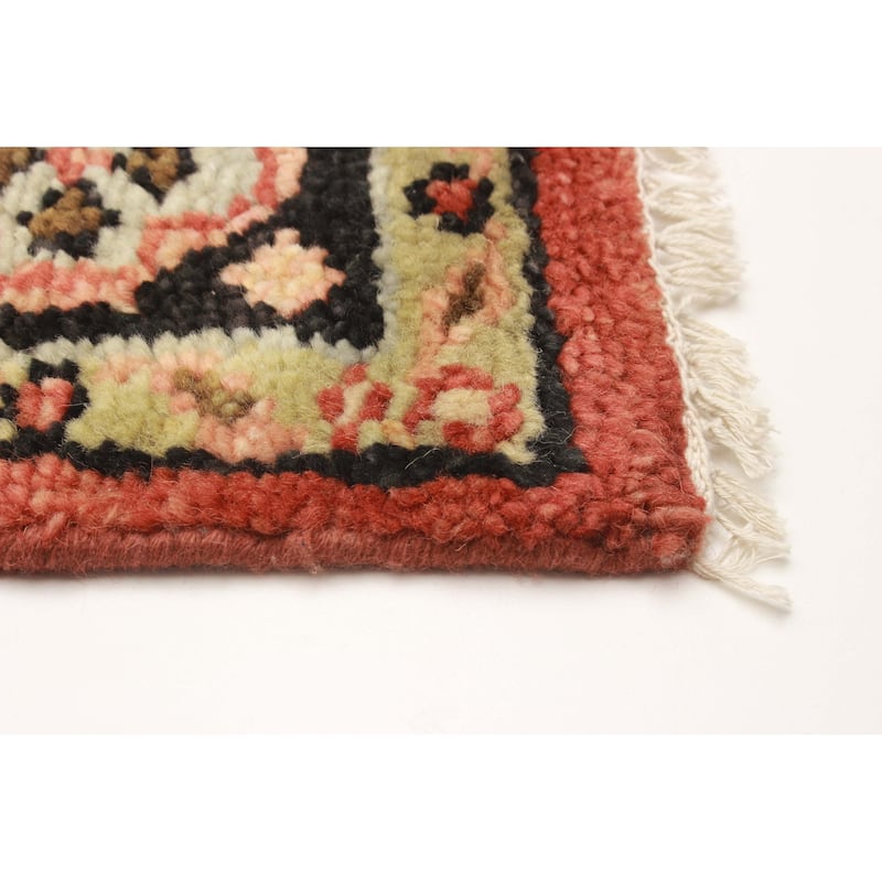 ECARPETGALLERY Hand-knotted Jules Serapi Red Wool Rug - 5'11 x 9'2