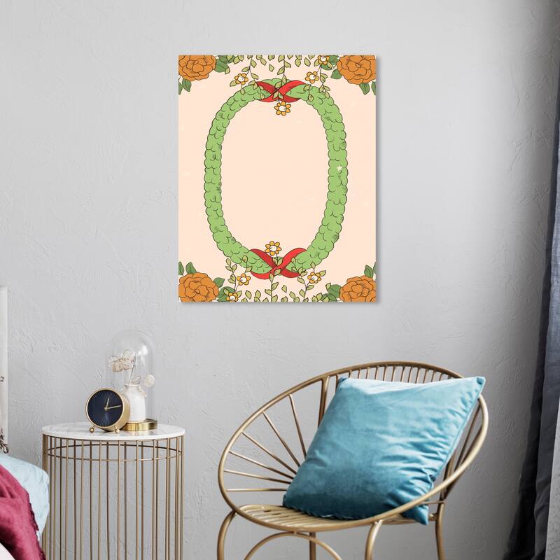 Wynwood Studio Canvas Floral and Botanical Floral Agreement Green Modern & Contemporary Wall Art Canvas Print - 20 x 24