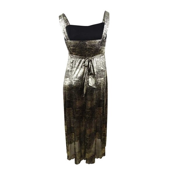 petite maxi split dress