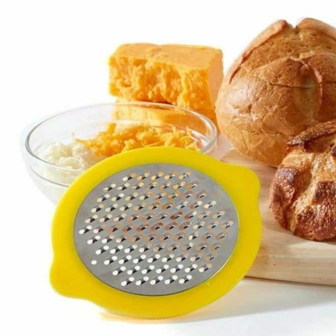 Norpro Corn Cob Stripper / Cheese Grater with Non-Slip Measuring Cup Catch Base