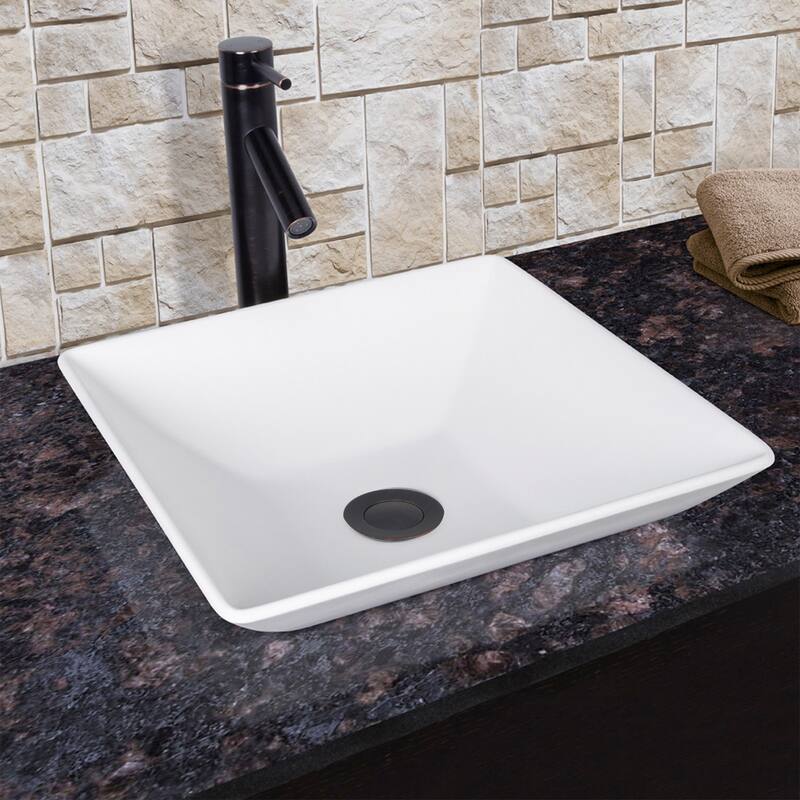 Pop-up Bathroom Sink Drain With Overflow