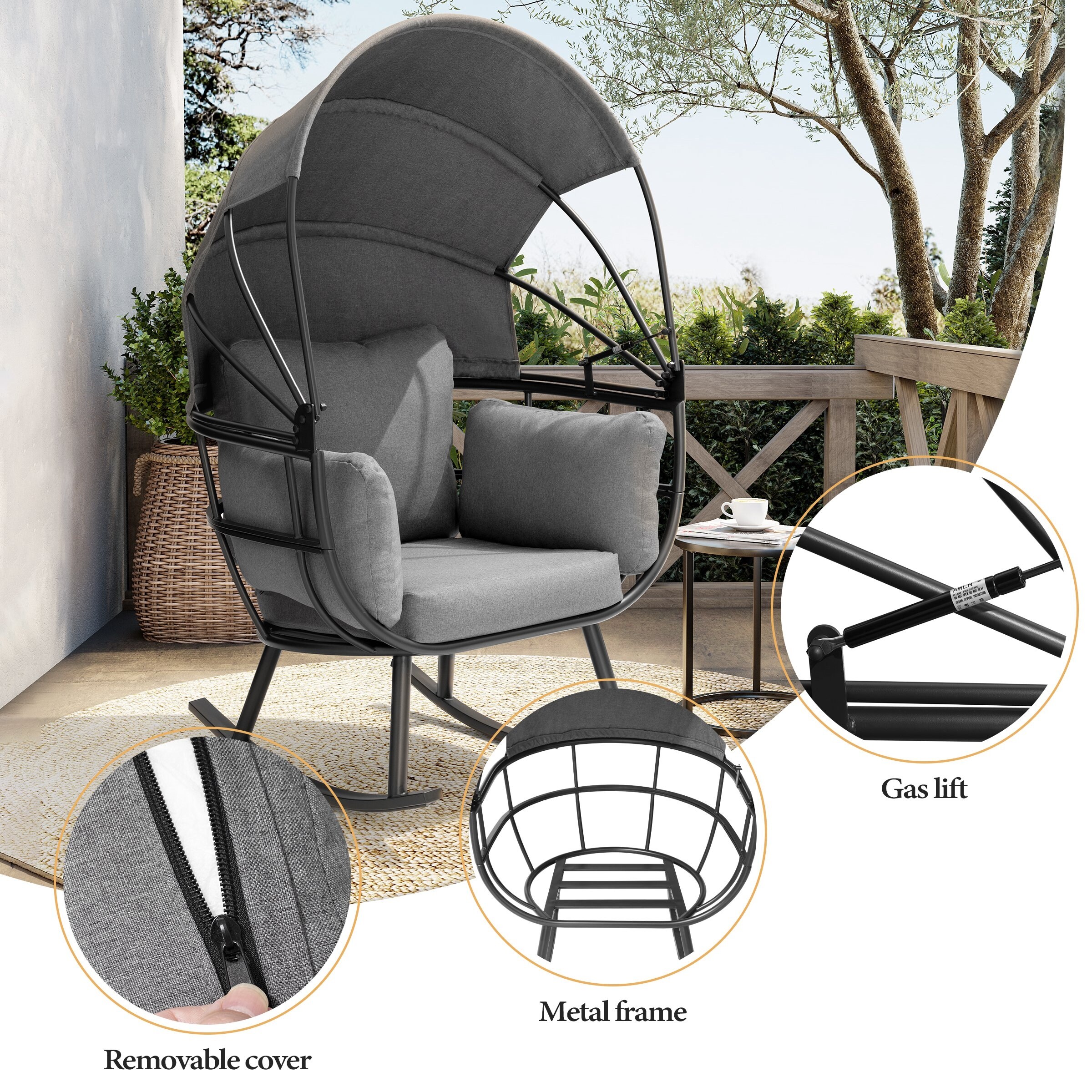 Wicker chair metal frame deals