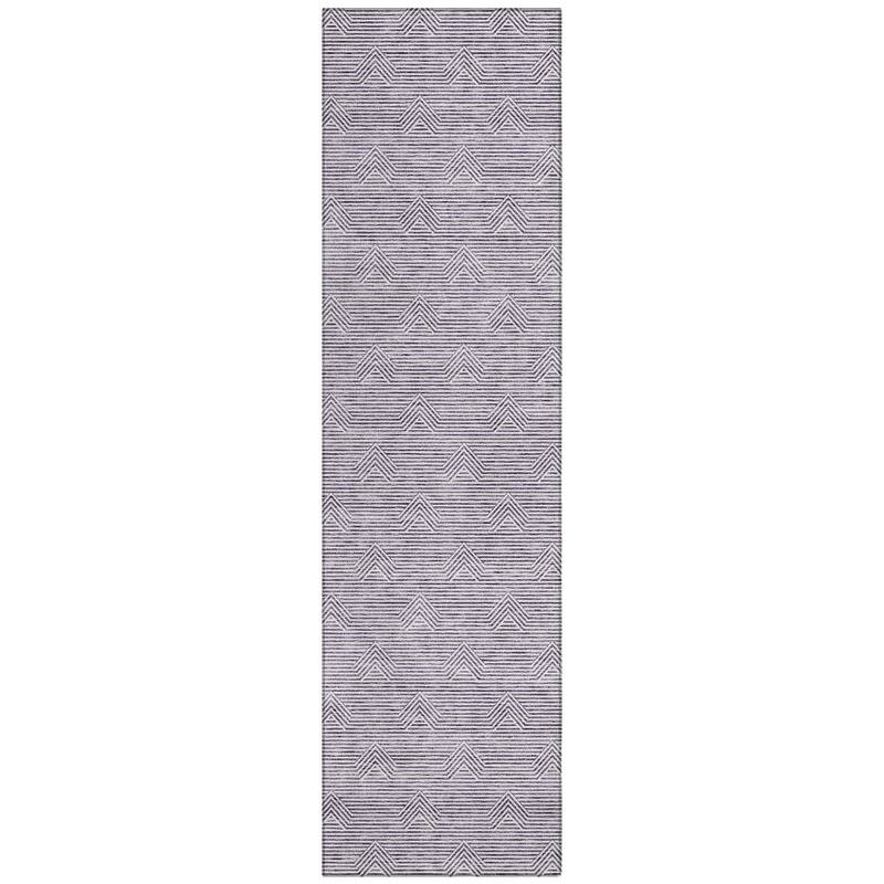 Machine Washable Indoor/ Outdoor Chantille Contemporary Stripe Rug